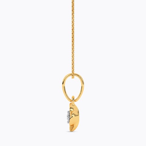 Dainty Swirl Diamond Pendant Dainty Swirl Diamond Pendant