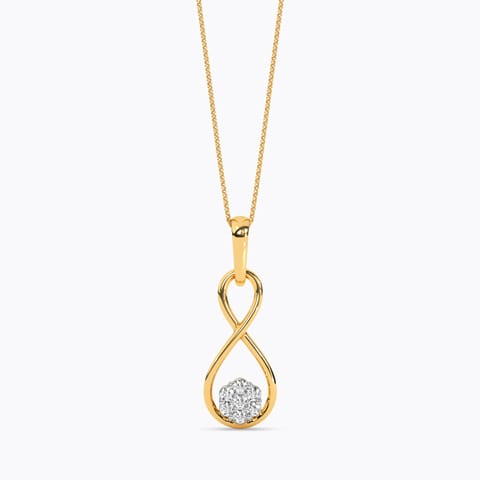 Petite Infinite Diamond Pendant