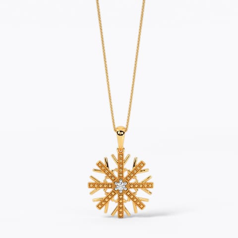 Frost Spark Diamond Pendant