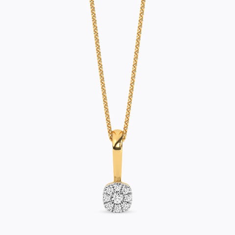 Bold Slash Diamond Pendant