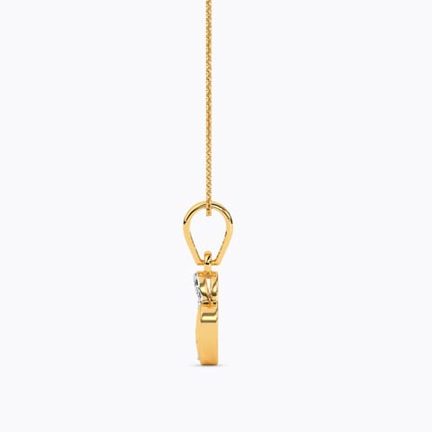 Amors Key Diamond Pendant Amors Key Diamond Pendant