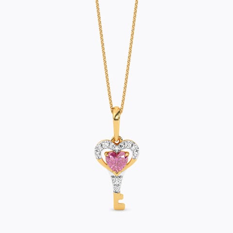 Cupid’s Unlock Gemstone Pendant