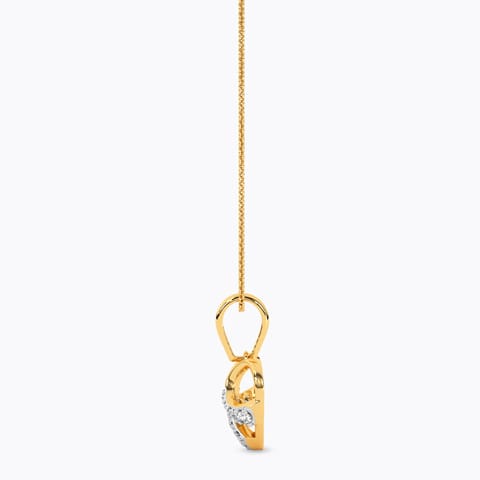 Heart Spark Diamond Pendant