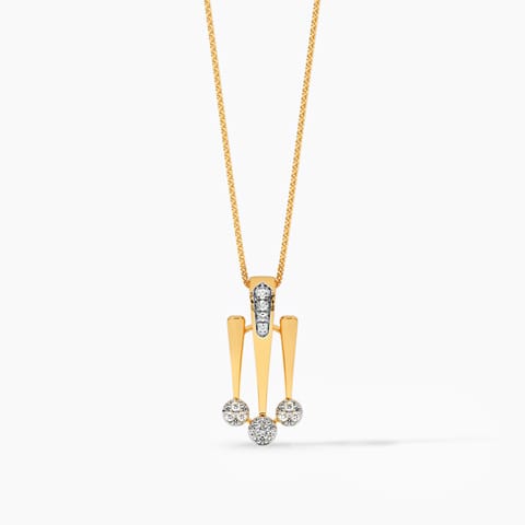Trio Threads Diamond Pendant