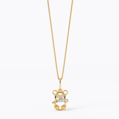 Lil Bear Diamond Pendant