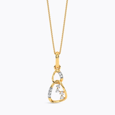 Intangle Triangle Diamond Pendant