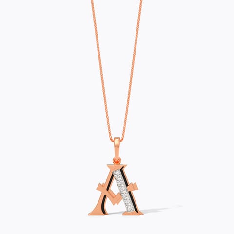 Haze Alphabet A Diamond Pendant Haze Alphabet A Diamond Pendant