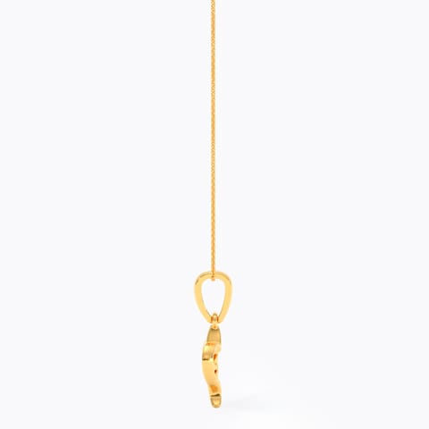 Peepal Leaf Diamond Pendant Peepal Leaf Diamond Pendant
