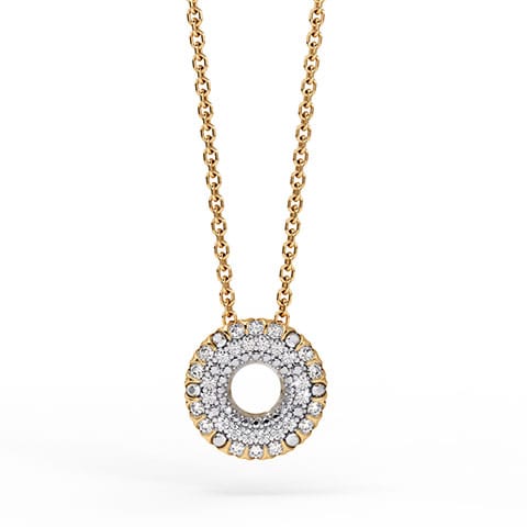 Stunning Sun Diamond Pendant