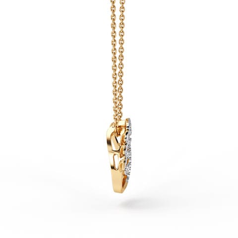 Leafdrop Diamond Pendant