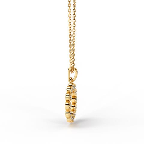 Swirl Royale Diamond Pendant