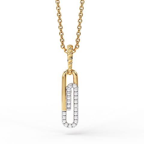 Celeste Swirl Diamond Pendant