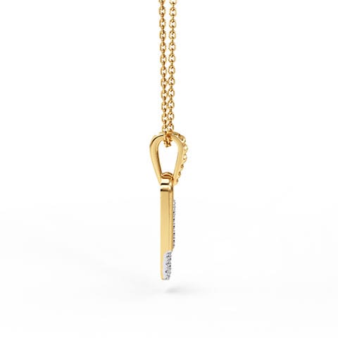 Celeste Swirl Diamond Pendant