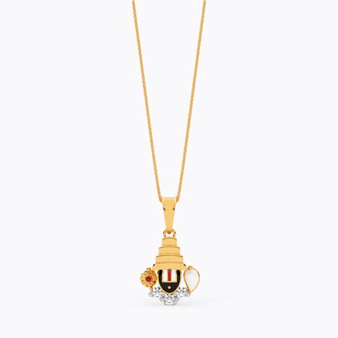 Tirumala 22k Diamond Pendant