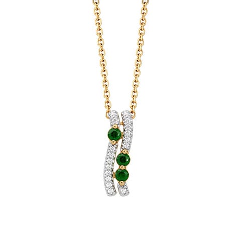 Twin Currents of Verdant Light Gemstone Pendant Twin Currents of Verdant Light Gemstone Pendant