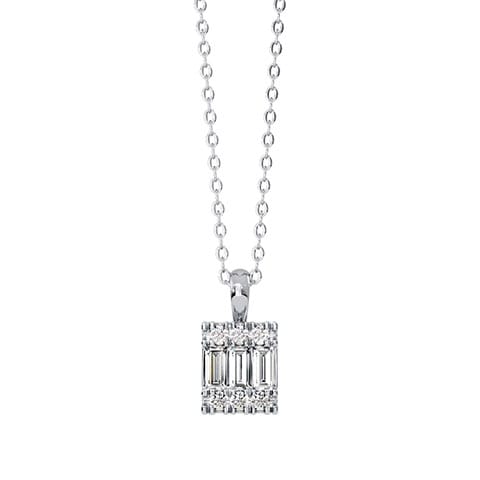Sophisticated Box Diamond Pendant Sophisticated Box Diamond Pendant