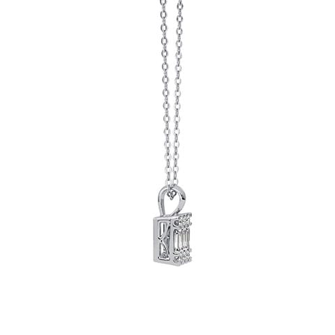 Sophisticated Box Diamond Pendant Sophisticated Box Diamond Pendant