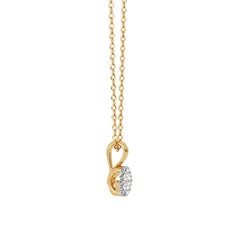 Stalactite Cube Diamond Pendant