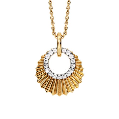 Modern Drop Form Diamond Pendant Modern Drop Form Diamond Pendant