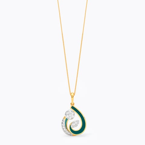 Floral Whirl Diamond Pendant Floral Whirl Diamond Pendant