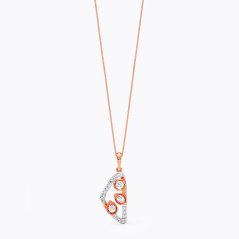 Traid Fall Diamond Pendant