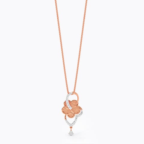Patina Texture Diamond Pendant