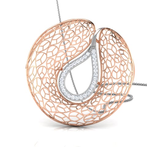 Carmel Trellis Diamond Pendant