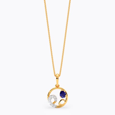 Sparkling Sphere 9KT Gemstone Pendant Sparkling Sphere 9KT Gemstone Pendant