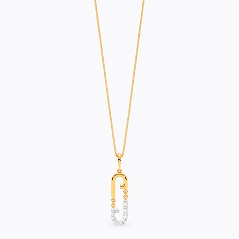 Shimmering Link 9KT Diamond Pendant Shimmering Link 9KT Diamond Pendant