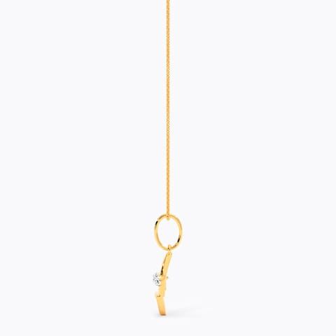 Pink Ovate 9KT Diamond Pendant Pink Ovate 9KT Diamond Pendant