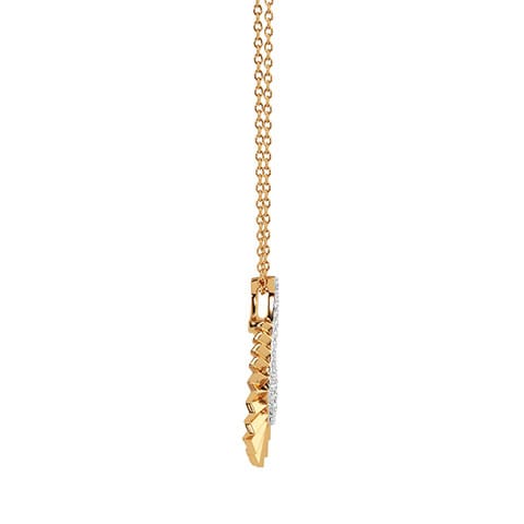 Sapphire Fan Drop Diamond Pendant Sapphire Fan Drop Diamond Pendant