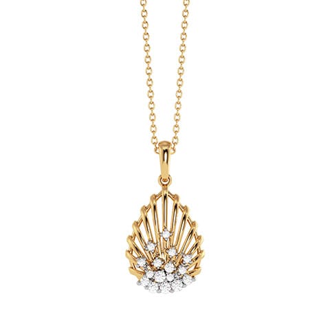 Solstice Sunburst Diamond Pendant
