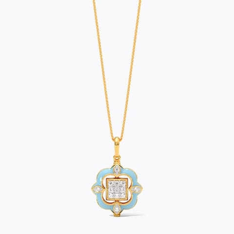 Flip the Frame Diamond Pendant