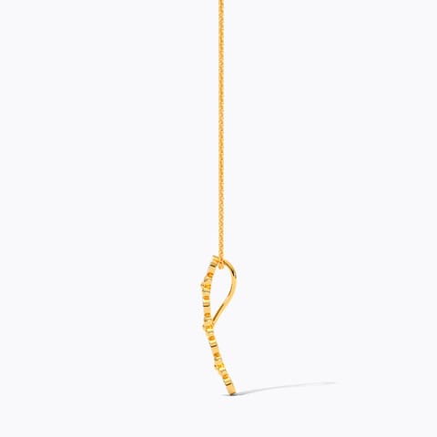 Line & Loop 9KT Diamond Pendant