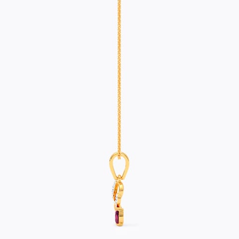 Ruby Beam 9KT Gemstone Pendant