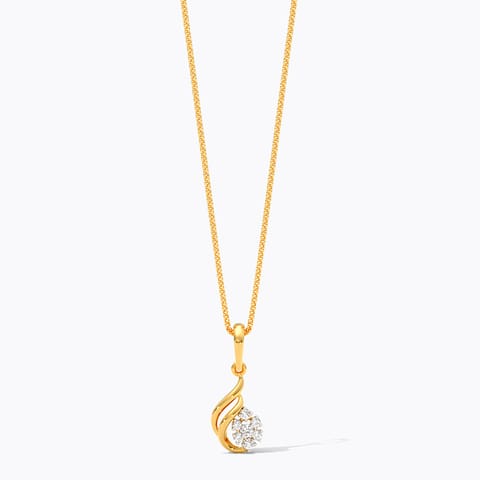 Minimal Gleam 9KT Diamond Pendant Minimal Gleam 9KT Diamond Pendant