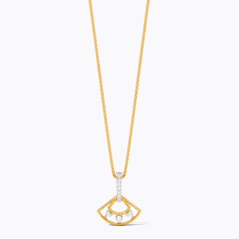 Tiny Radiance 9KT Diamond Pendant