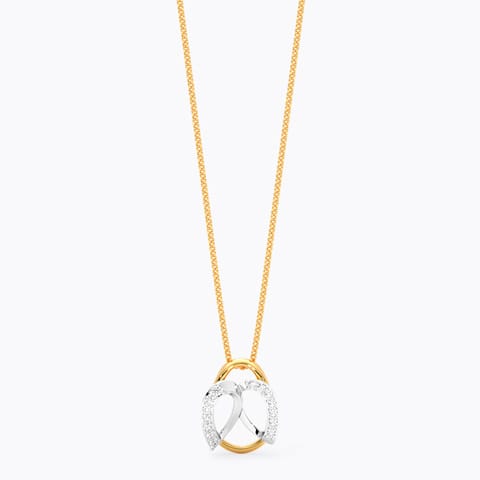 Dainty Petals 9KT Diamond Pendant Dainty Petals 9KT Diamond Pendant