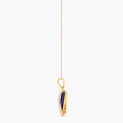 Blue Eclipse Gemstone Pendant