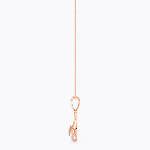 Trendy Marquise Diamond Pendant
