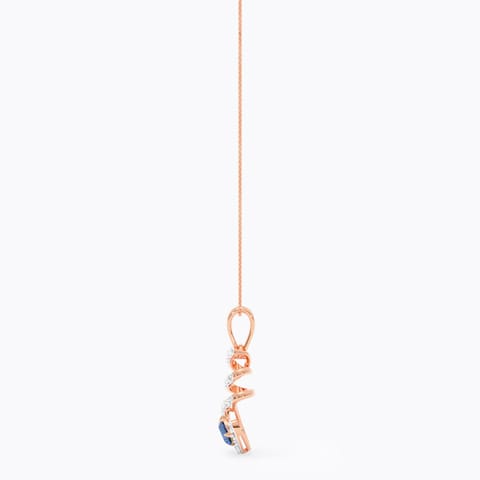 Sapphire Zig Zag Gemstone Pendant Sapphire Zig Zag Gemstone Pendant