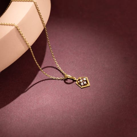 Quintet 9KT Diamond Pendant