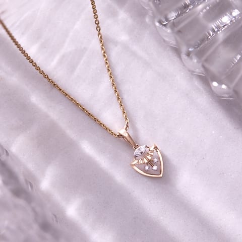 Radiant Armour 9KT Diamond Pendant Radiant Armour 9KT Diamond Pendant