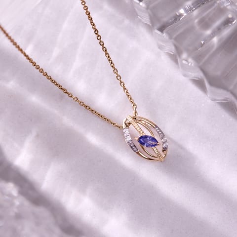 Blue Aurum 9KT Gemstone Pendant Blue Aurum 9KT Gemstone Pendant