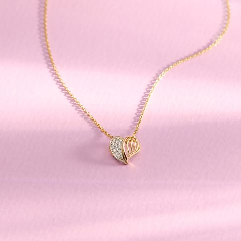 Gleaming Heart Diamond Pendant Gleaming Heart Diamond Pendant