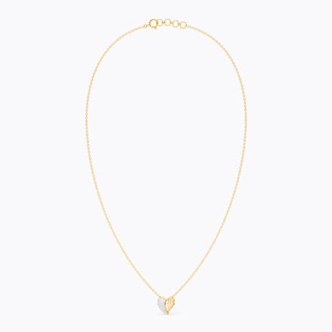 Gleaming Heart Diamond Pendant
