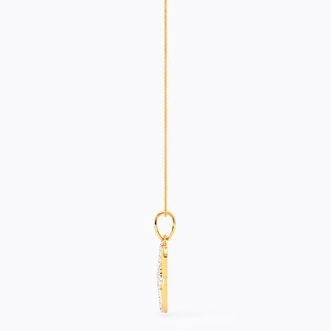 Guilloche Cubic Diamond Pendant for Men Guilloche Cubic Diamond Pendant for Men