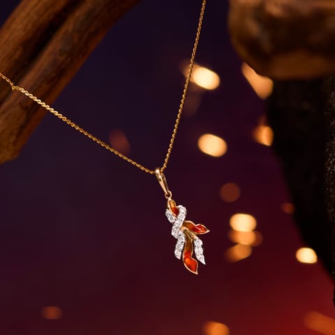Flame Reign Diamond Pendant