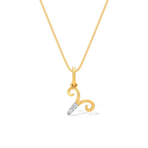 Aries 9KT Zodiac Diamond Pendant Aries 9KT Zodiac Diamond Pendant