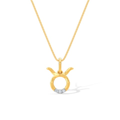 Taurus 9KT Zodiac Diamond Pendant Taurus 9KT Zodiac Diamond Pendant